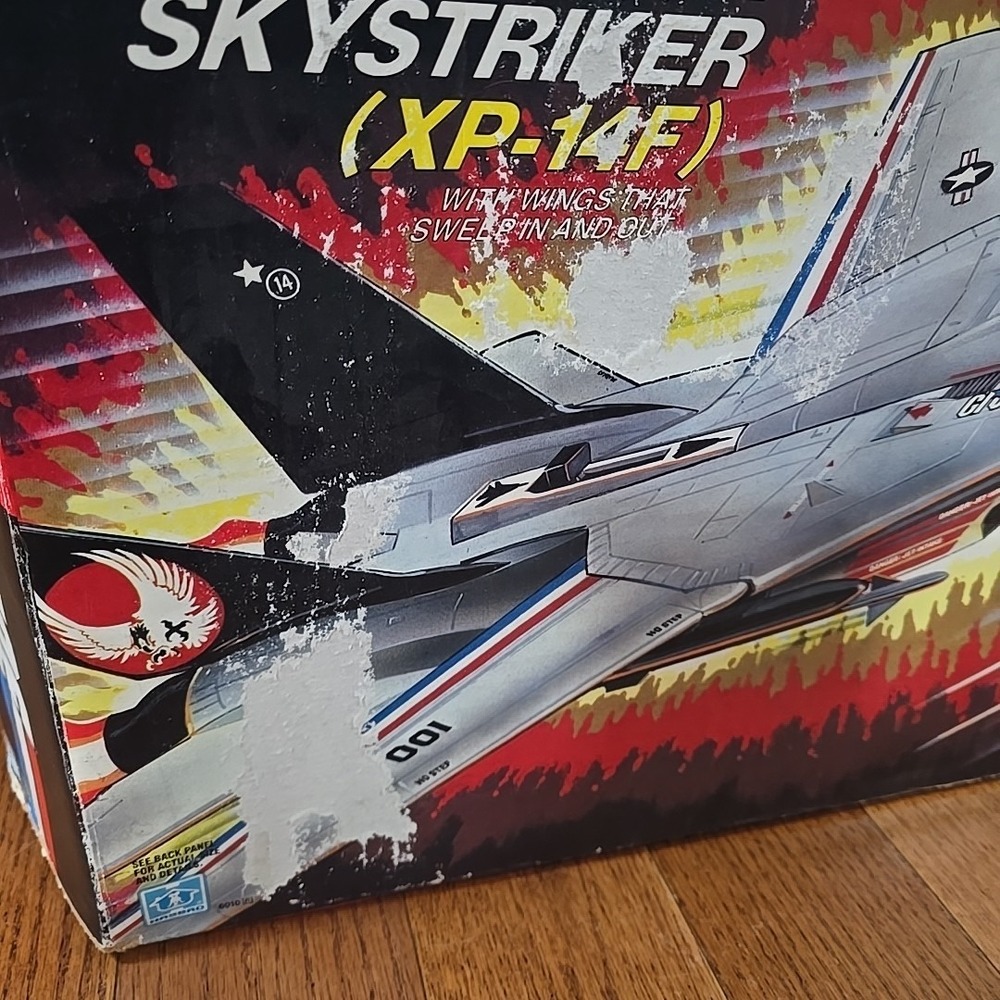 Vintage GI Joe ARAH Combat Jet Skystriker XP-14F With Box Incomplete 1983 - Picture 3 of 16